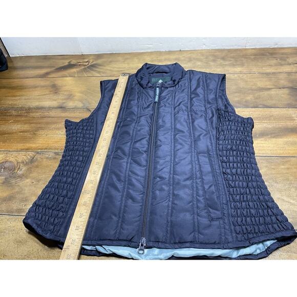 MOUNTAIN HORSE Quilted Vest Size Large Blue Horse Riding Schooling Show Warm - Picture 5 of 11